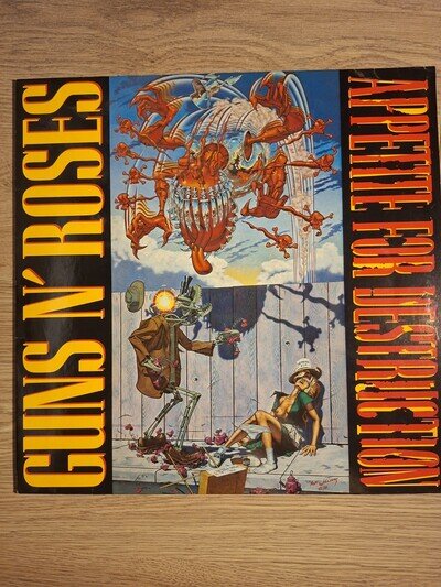 Guns N' Roses - Appetite for Destruction - Uncensored Sleeve Vinyl Record Album