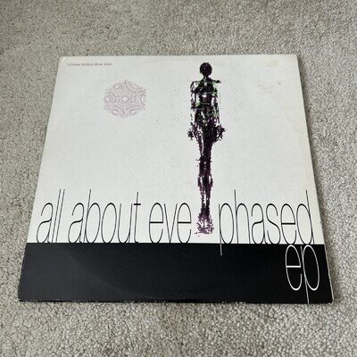 All About Eve. Phased EP, 10” Limited Edition Blue Vinyl