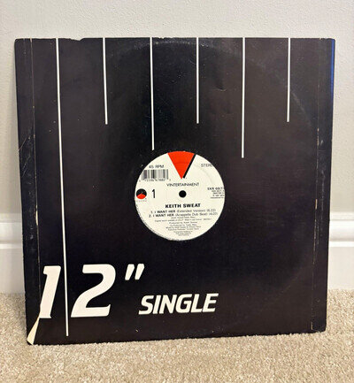 UK First Pressing Keith Sweat I Want Her 12" Vinyl