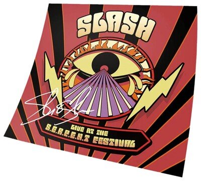 CD/BD/Vinyl Slash Autographed Signed Live At The S.E.R.P.E.N.T. Festival Box Set