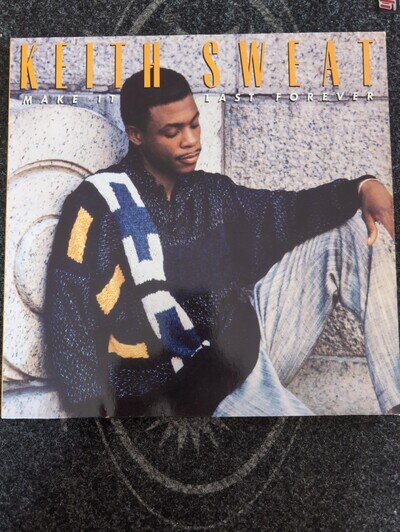 Keith Sweat - Make It Last Forever LP 1987 VG+/VG Vinyl Elektra 960 763-1 S761