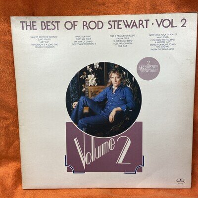 Rod Stewart the Best of Rod Stewart Vol. 2 Rock Vinyl LP Record