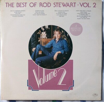 "The Best Of Rod Stewart Vol 2" - 2x12" Double LP Vinyl 6619031 Mercury EX/VG+