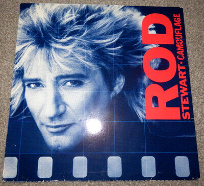 Rod Stewart. Camouflage. 1984 Vinyl Record. VG/EX.