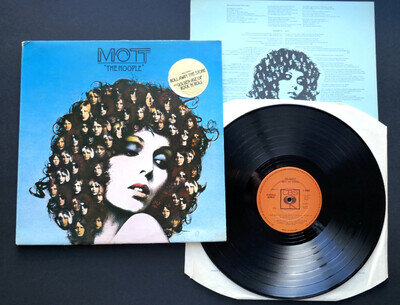 MOTT THE HOOPLE LP ' THE HOOPLE ' UK 1ST PRESS 1974 - EX + VINYL !