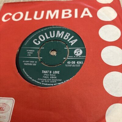 Paul Anka Vinyl