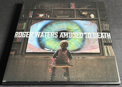 ROGER WATERS AMUSED TO DEATH 2LP 2015 ANALOGUE PRODUCTIONS QRP 200G EX/EX