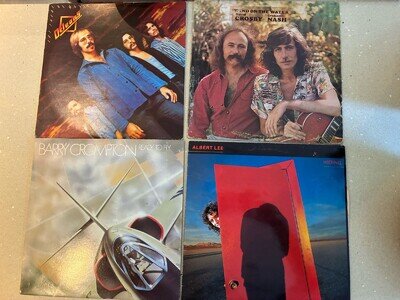 4 X Vinyl Albums - Country / Folk Rock - Albert Lee, Orleans, Crosby & Nash,