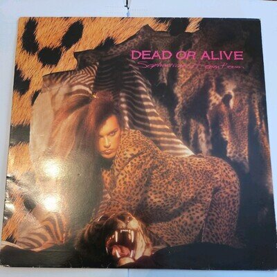 Exc/Vg+ Dead or Alive - Sophisticated Boom Boom - first issue vinyl LP 1984