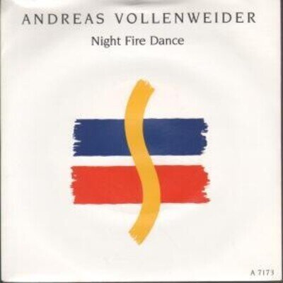A7173 Andreas Vollenweider Night Fire Dance 7" vinyl UK Cbs 1986 2track b/w the