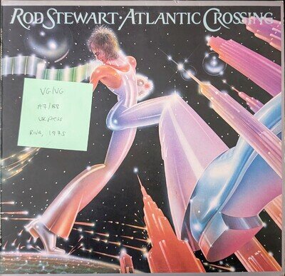 Rod Stewart Atlantic Crossing Vinyl Record VG/VG RVLP4 1975