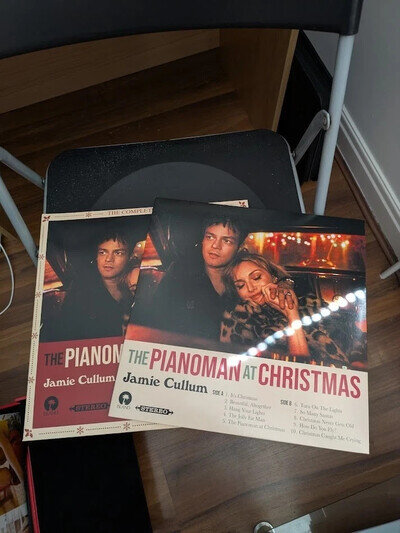 Jamie Cullum. Two albums. Christmas LP. Pianoman at Christmas. Vinyl. Record.