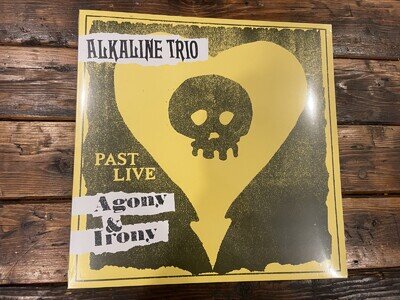 ALKALINE TRIO Agony & Irony PAST LIVE YELLOW vinyl record LP SEALED RARE