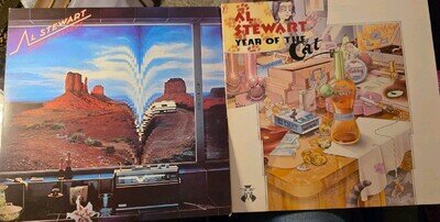 2 Al Stewart vinyl LPs. 'Time Passages' & 'Year of the Cat' Stereo 1978