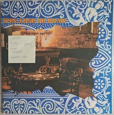 The Allman Brothers Band Win, Lose Or Draw Vinyl Record VG/VG CP0156 1975