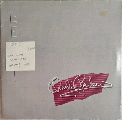 Charlie Parker The Very Best Of Bird Vinyl Record VG+/G+ WB 66081 1977