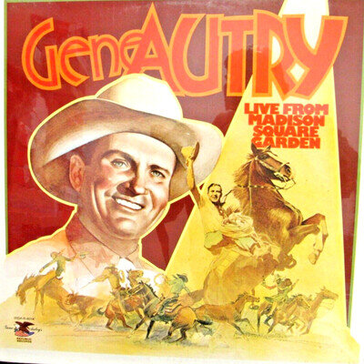 Gene Autry Live From Madison Square Garden LP Vinyl 1976 Collector's Edition NEW