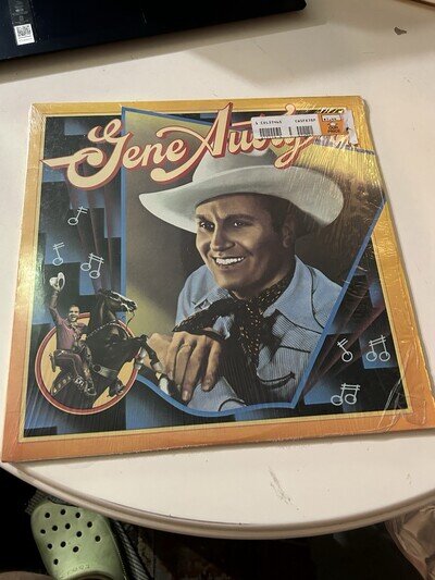 GENE AUTRY LP NM w/ Shrink, 1982 Columbia Historic Edition 37465 Mono