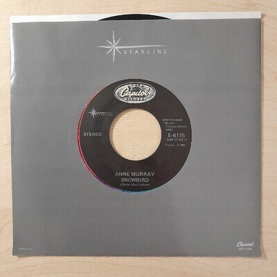 ANNE MURRAY - SNOWBIRD/PUT YOUR HAND IN - 1970 COUNTRY FOLK EX VINYL 7"S REISSUE