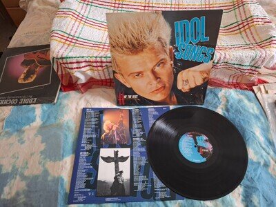 BILLY IDOL - IDOL SONGS 11 OF THE BEST .. UK Vinyl LP Album 1988 NICE CONDITION