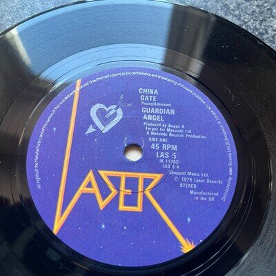 Guardian Angel China Gate 1979 Uk Laser Vinyl 7" 45 Las 5 Reggae Ex