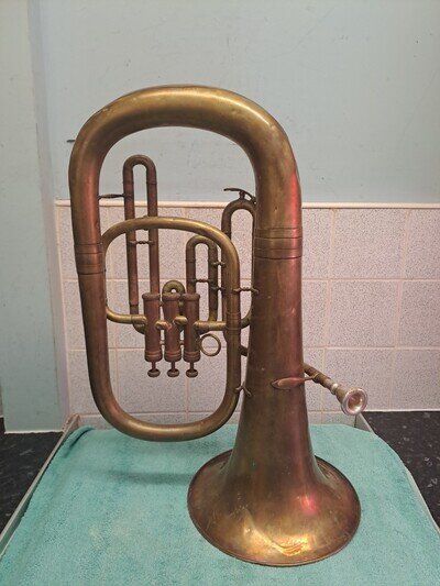 Vintage Lafleur Boosey & Hawkes Tenor Horn - 3 Valve With Hard Case