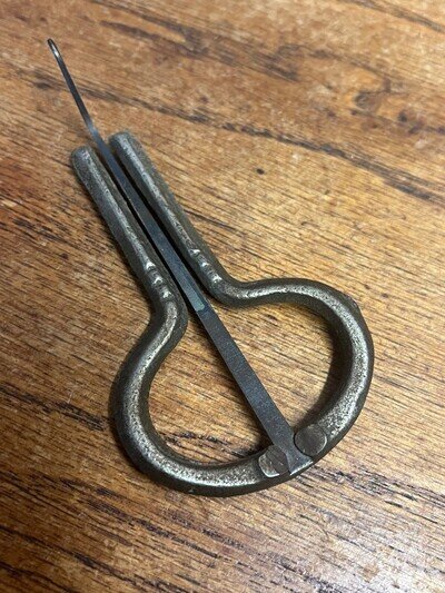 Antique Cast Iron Jews Juice Jaw Mouth Harp Made in England