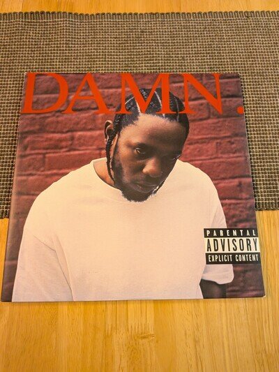 Kendrick Lamar Damn. Gatefold Double 12" Vinyl LP 2017 Top Dawg Entertainment