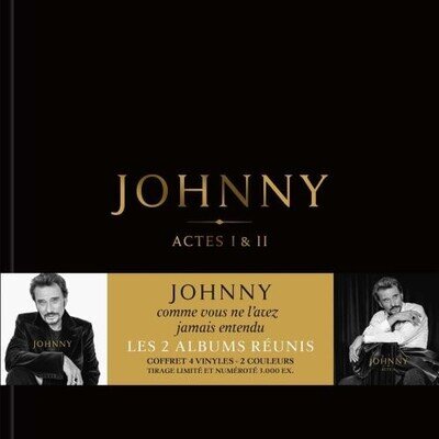 Johnny Hallyday Actes I & II -... 4-LP vinyl record FRA
