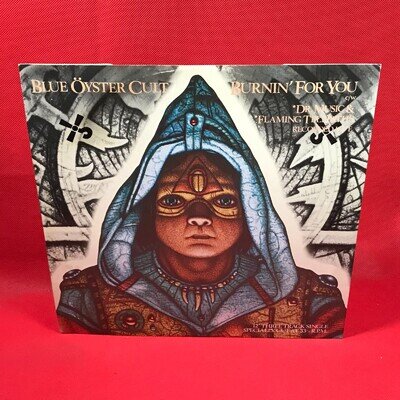 BLUE OYSTER CULT Burnin' For You 1981 UK 12" vinyl single Flaming Telepaths