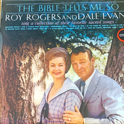 Roy Rogers & Dale Evans The Bible Tells Me So 12" Vinyl LP Ember EMB 3381