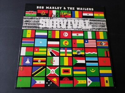hand signed 1970s EXCELLENT Bob Marley & The Wailers – Survival 9542 LP33