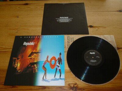 NEW ORDER REPUBLIC VINYL ALBUM RECORD LP 1st PRESS 1993 ORIGINAL+INNER NEAR MINT