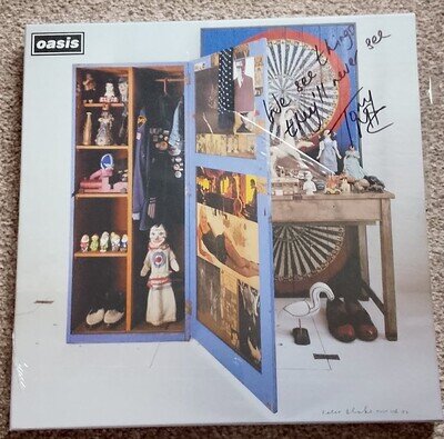 OASIS - Stop the Clocks - 12" UK Vinyl LP Box Set - Signed Tony McCarroll - Mint
