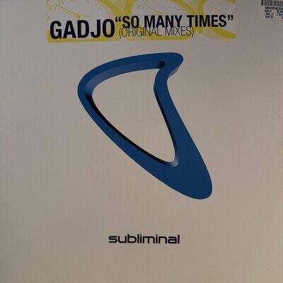 Gadjo - So Many Times 12" Vinyl Single 2004 Release Subliminal Records