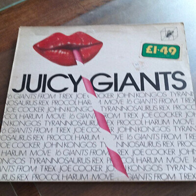 Juicy Giants, LP Cube Records JUICY 1 1972 12" Vinyl 33 RPM Stereo Compilation