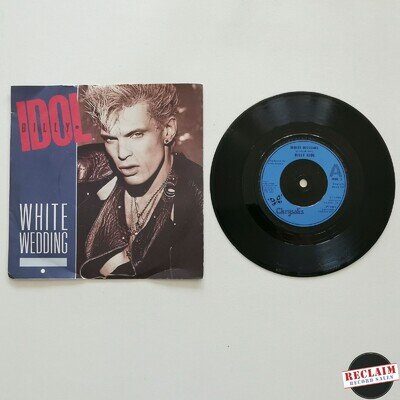 billy idol - white wedding 7" vinyl record VG