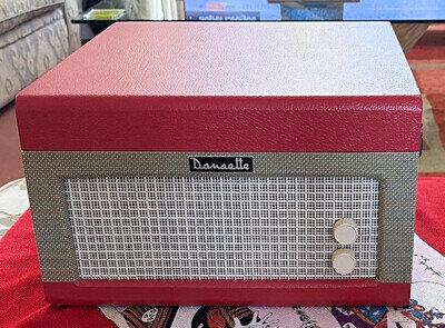 VINTAGE DANSETTE MAJOR RECORD PLAYER EXCELLENT REFURBISHED WORKING CONDITION.