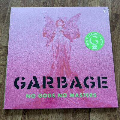 GARBAGE - NO GODS NO MASTERS - GREEN VINYL LP - New Sealed Mint Condition