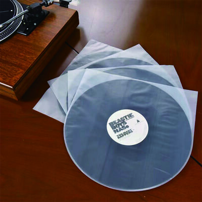 50x Anti Static 12'' LP LD Vinyl Record Covers Inner Sleeves Clear Cover Plastic