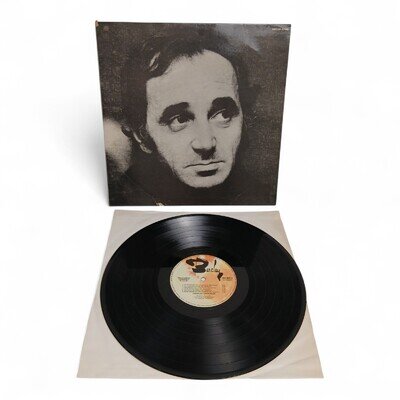 Charles Aznavour Self-Titled LP Vinyl Record Barclay XBLY 80426, Made in France