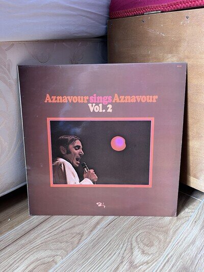 Charles Aznavour – Aznavour Sings Aznavour Vol. 2 LP Vinyl Barclay Stereo