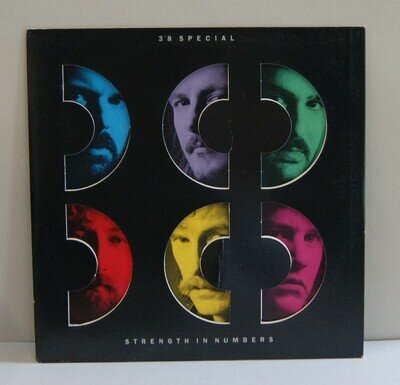 38 SPECIAL Strength in Numbers 1986 PogoLogo Original Vinyl Album, EX/VG+ R-0634
