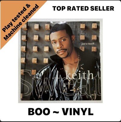 Keith Sweat Just A Touch 12 Inch Vinyl Record RnB Swing / Garage House EX / EX