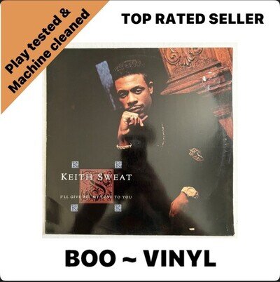 Keith Sweat ''I'll Give All My Love To You'' Vinyl LP EX / VG+
