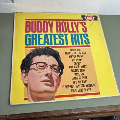 Buddy Holly - Buddy Holly’s Greatest Hits 12” Vinyl (MONO AH 148)