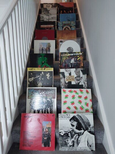 20 X Mixed Vinyl Job Lot,19 Albums + 1 x 12" Single,Punk,New Wave,Rock,Pop