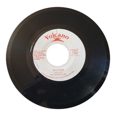 7" Win Some Alton Ellis JA Volcano Label EXCELLENT!!