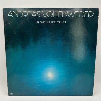 Andreas Vollenweider – Down to the Moon vinyl LP Record 1986 CBS New Age 33 -7