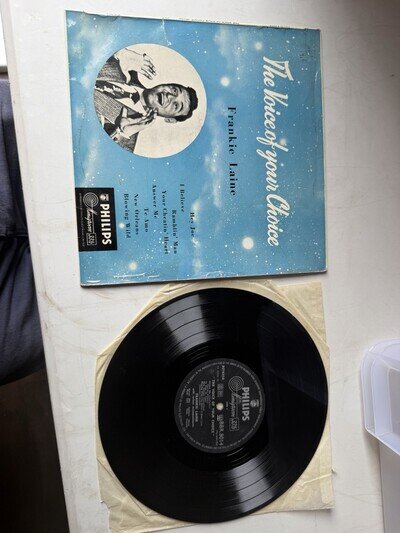 Frankie Laine The Voice Of Your Choice 10” LP Philips BBR 8014 UK Minigroove